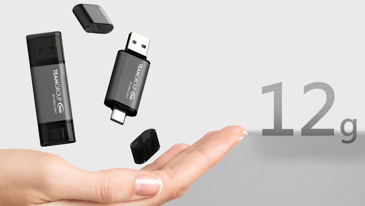 Team X1 USB 3.2 Gen1 Dual Flash Drive