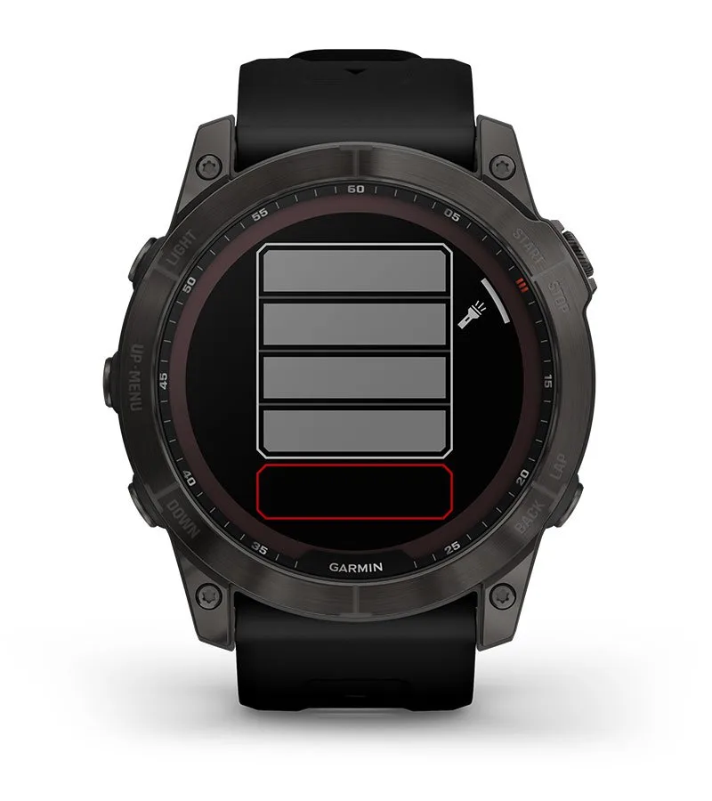 Garmin Fenix 7X Pro Solar Edition, 51mm, Slate Gray/Black | Multisport GPS  Smartwatch, Built-in Flashlight, Solar Charging Capability, Heart Rate