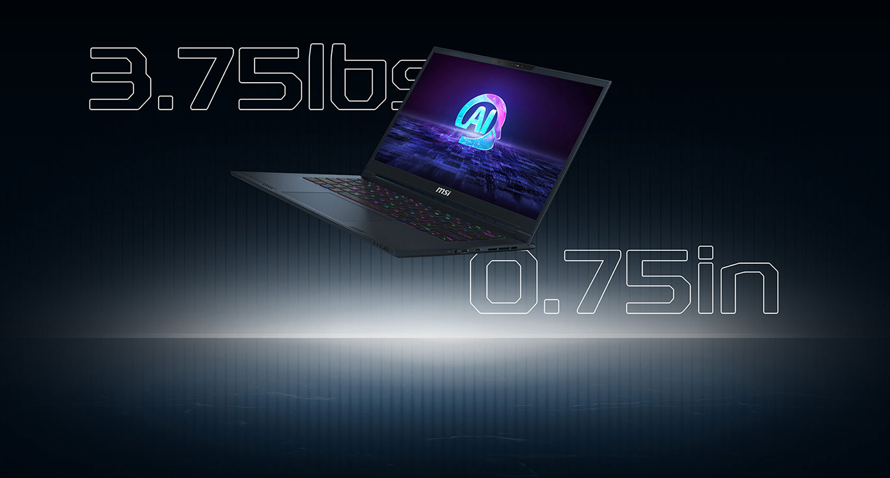 MSI STEALTH 14 AI Studio Gaming Laptop