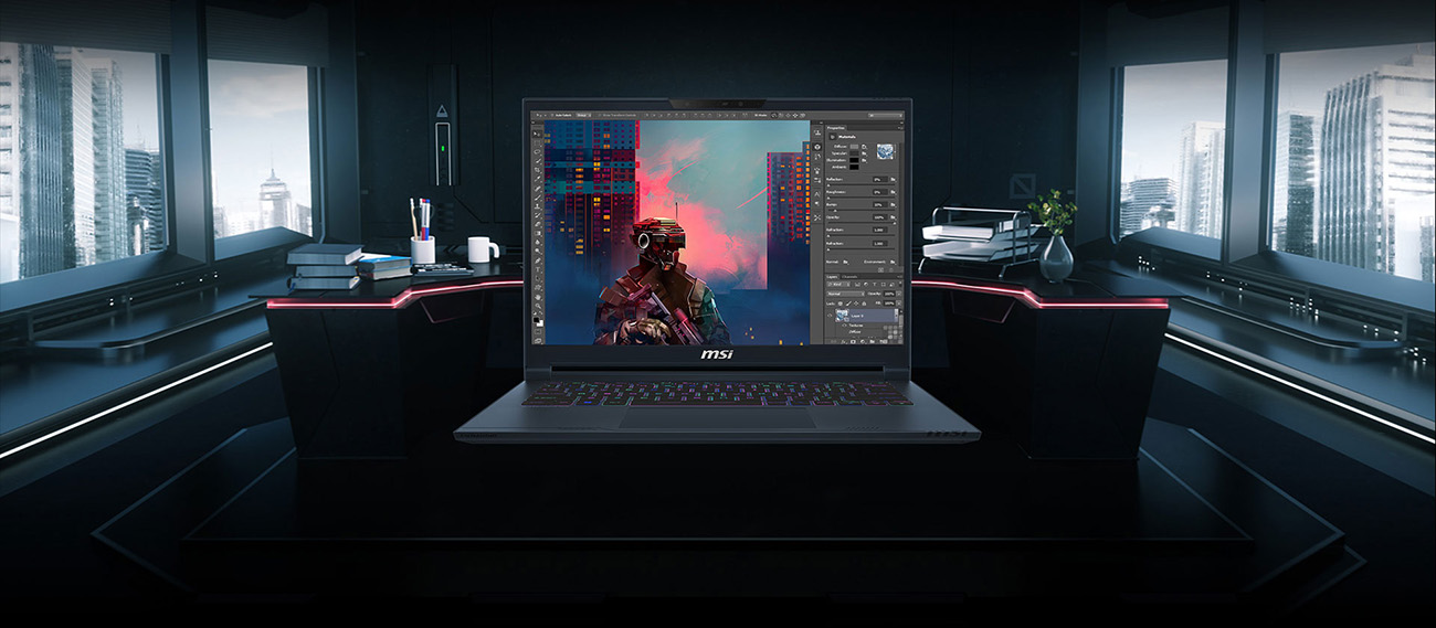 MSI STEALTH 14 AI Studio Gaming Laptop