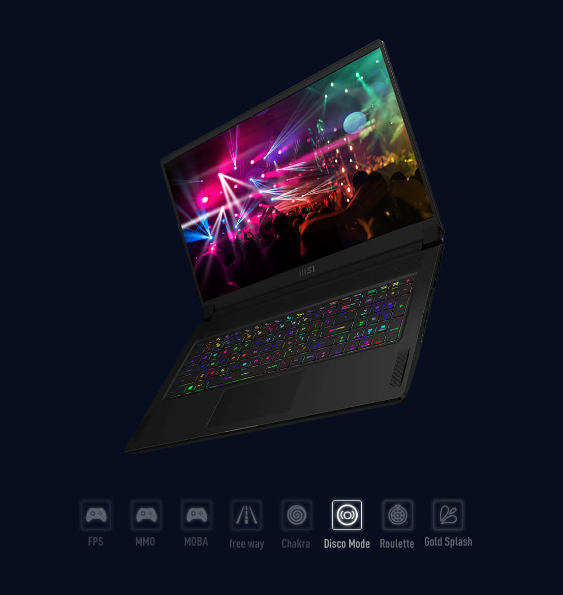 PC Portable Gamer - MSI - GS76 Stealth 11UG-001FR - 17,3 FHD 360Hz -  i7-11800H - 32Go - Stockage 1To SSD - RTX 3070 - W10P - AZERTY - MSI