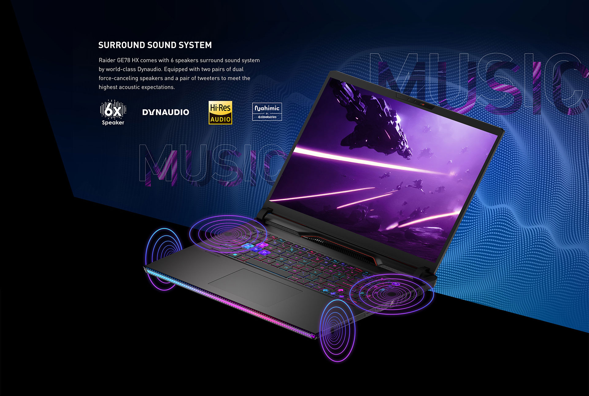 Raider GE78 HX Gaming Laptop