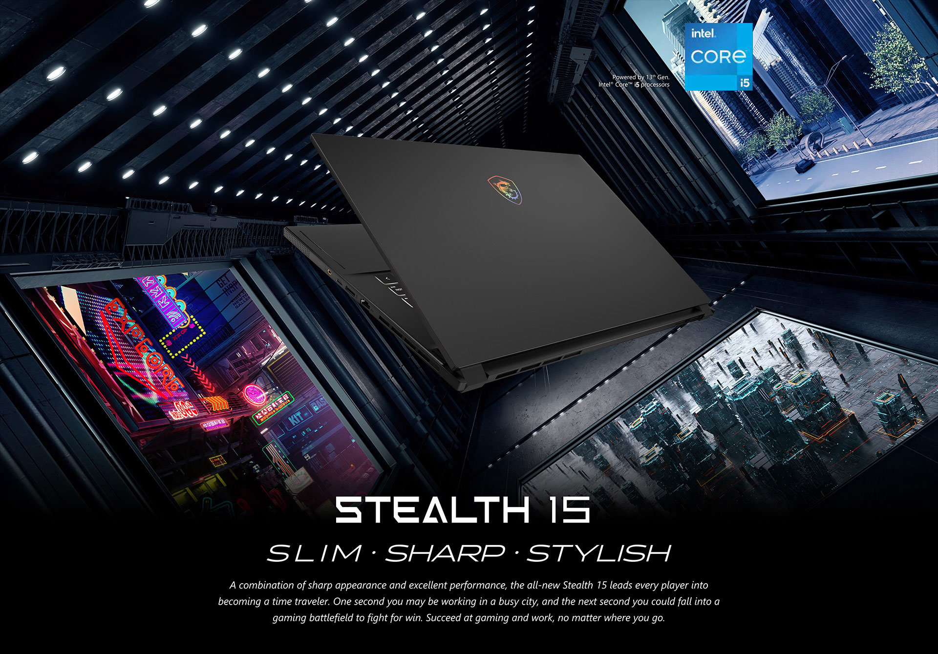 Msi Stealth 15.6 Gaming Laptop I7-13420 16gb Rtx 4060