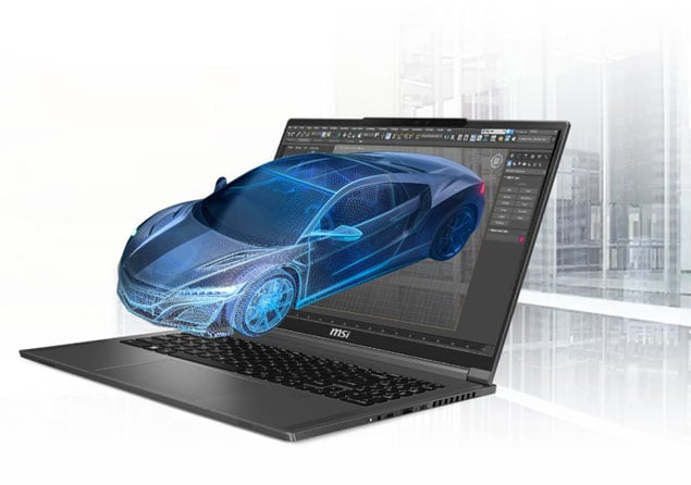 MSI CreatorPro 16 AI Studio Professional Creator Laptop