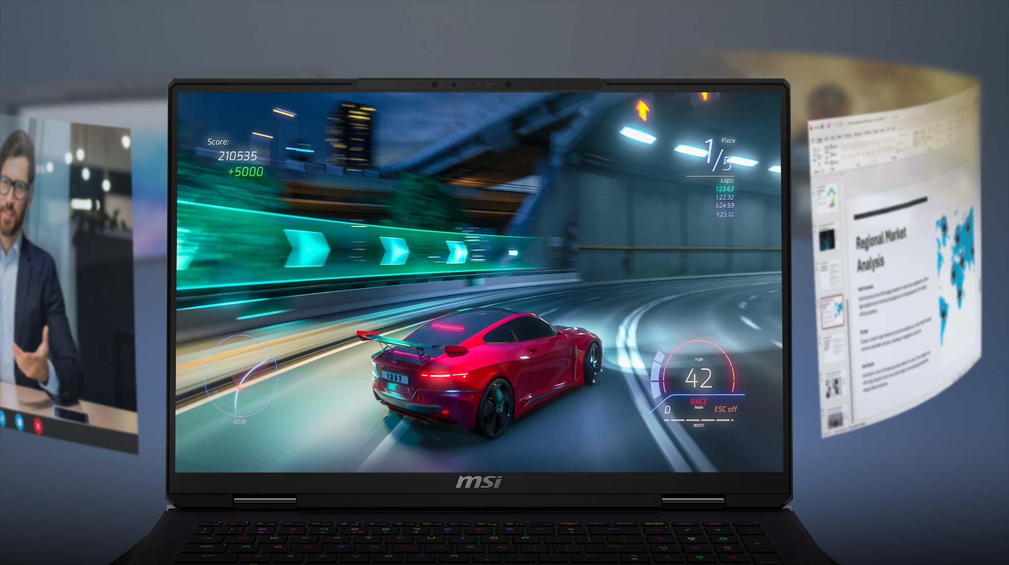 MSI Titan 18 HX AI A2X Gaming Laptop