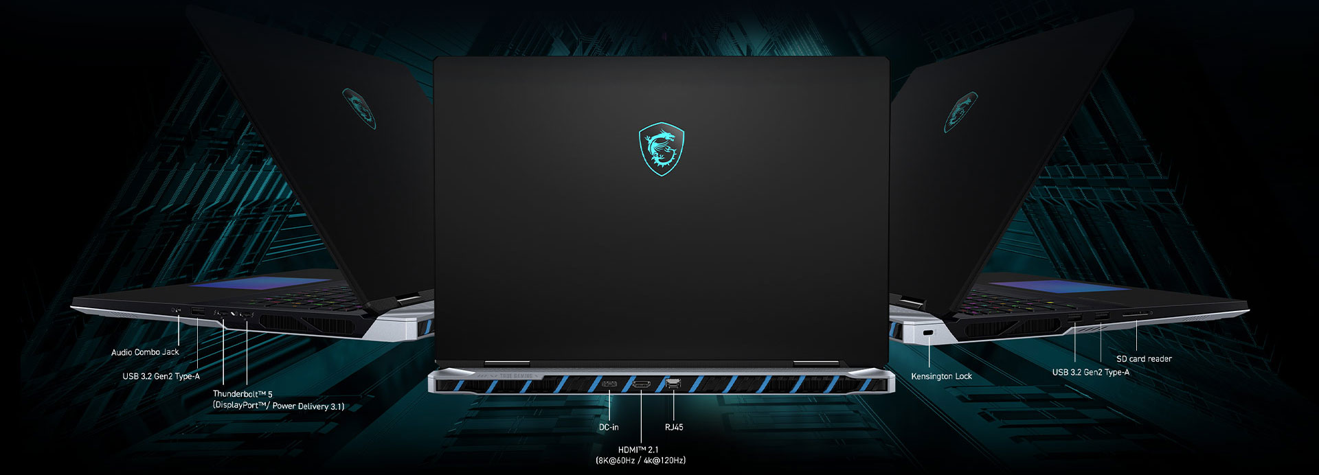 MSI Titan 18 HX AI A2X Gaming Laptop