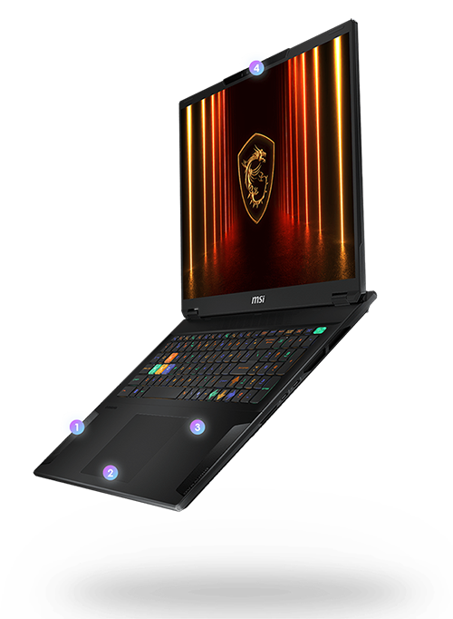 MSI Stealth 18 HX AI Gaming Laptop
