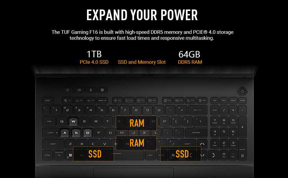 ASUS TUF Gaming F16 Notebook