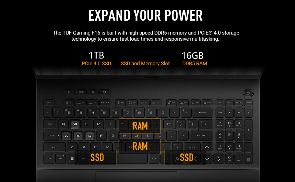 ASUS TUF Gaming F16 Notebook