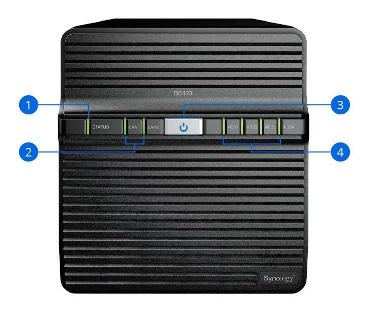 Synology DiskStation DS423+ - Serveur NAS - LDLC