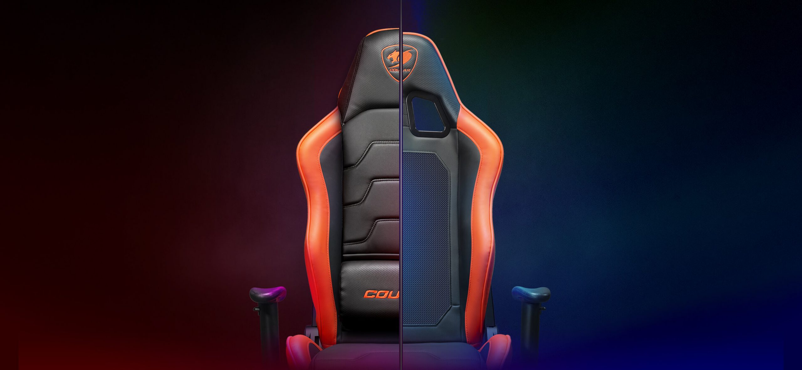 Gaming chair Cougar Armor black computer, up to 120 kg, PU leather, 4D,  180° folding