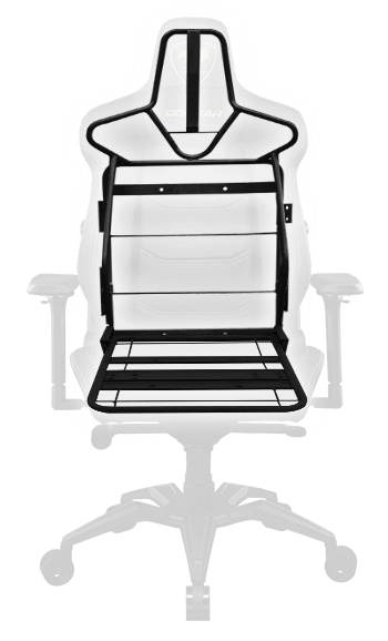 COUGAR Armor Pro Chair ergonomic recliner high back armrests T shaped tilt  swivel steel frame premium PVC leather black - Office Depot