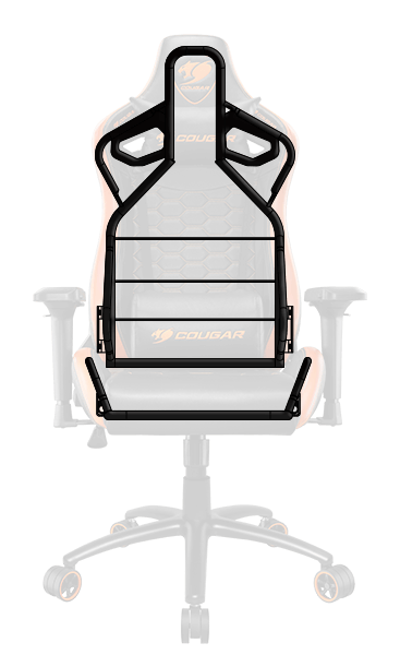 High Reclining, 4D Back Gaming COUGAR S Chair Royal, Body-embracing Outrider with Design,180º Armrest