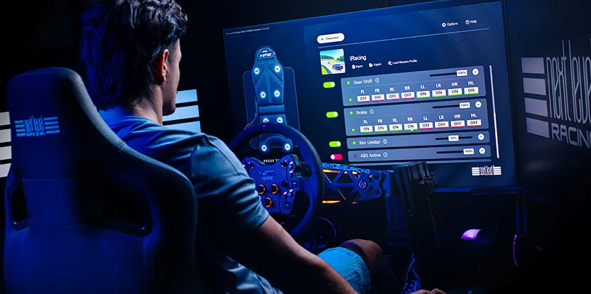 Next Level Racing HF8 Pro Haptic Feedback Gaming Pad