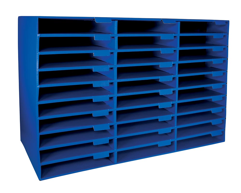 Pacon Classroom Keepers® Mailbox, 30-slot, Blue