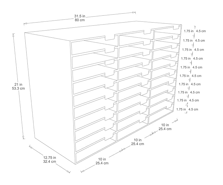 Pacon Classroom Keepers® Mailbox, 30-slot, Blue