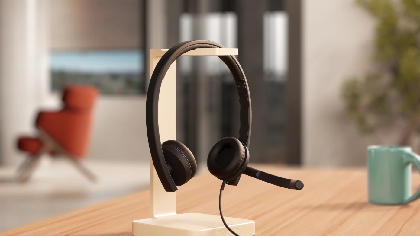 Logitech H570e USB Headset With Microphone for PC and Mac