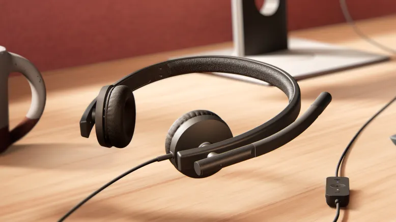 Logitech H570e USB Headset With Microphone for PC and Mac