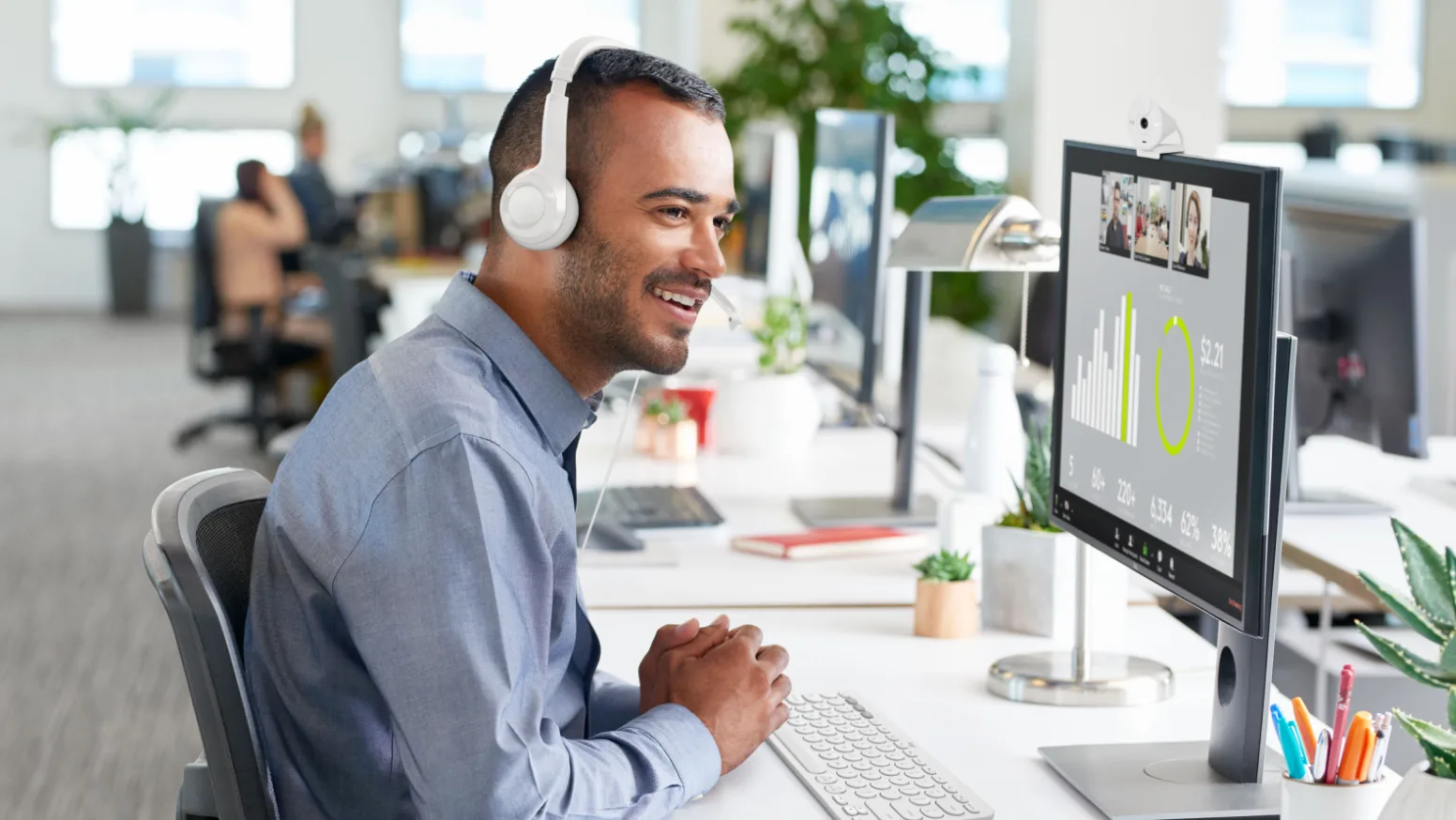 Logitech H390 USB Type C Noise Cancelling Computer Headset