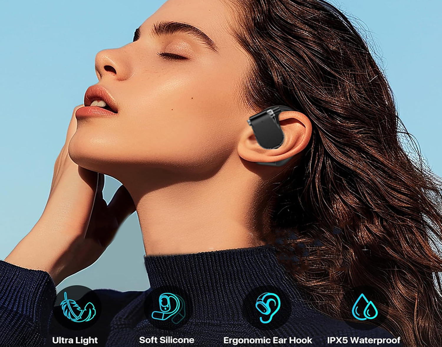 Adesso Xtream T4 Open-Ear Bluetooth Earbuds