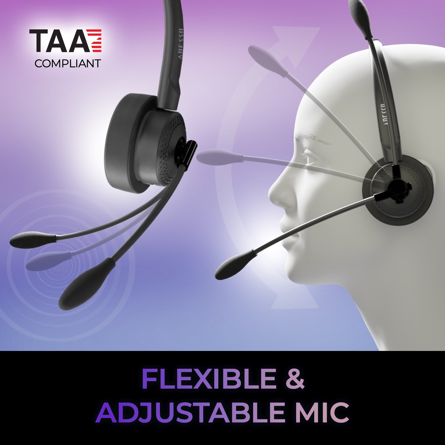Adesso Xtream P4-TAA Over-the-ear Headset