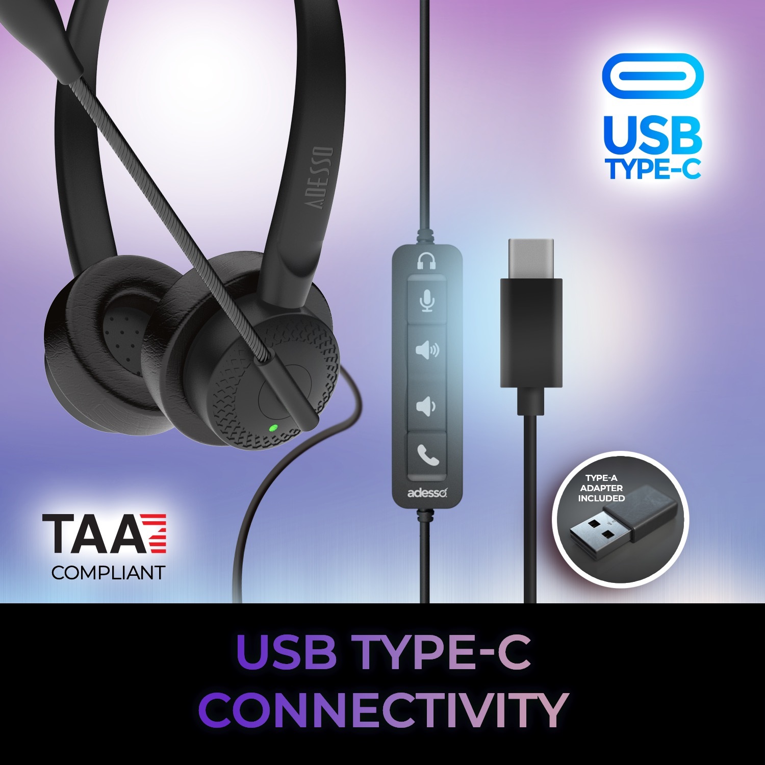 Adesso Xtream P4-TAA Over-the-ear Headset