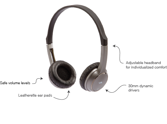 Cyber Acoustics ACM-7000 Stereo Over the head Headphones for Kids