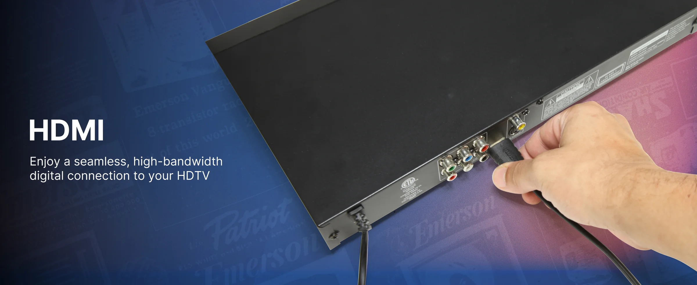 Emerson ED-8000 DVD Player with HD Upconversion