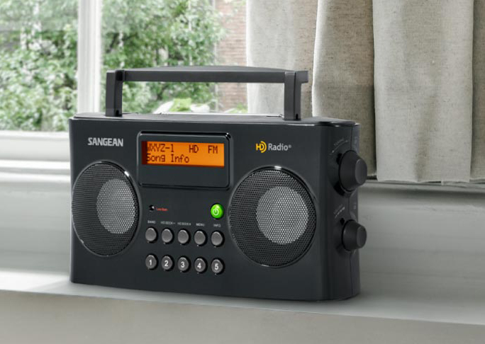 Sangean Portable AM/FM Radio, Black, HDR-16 