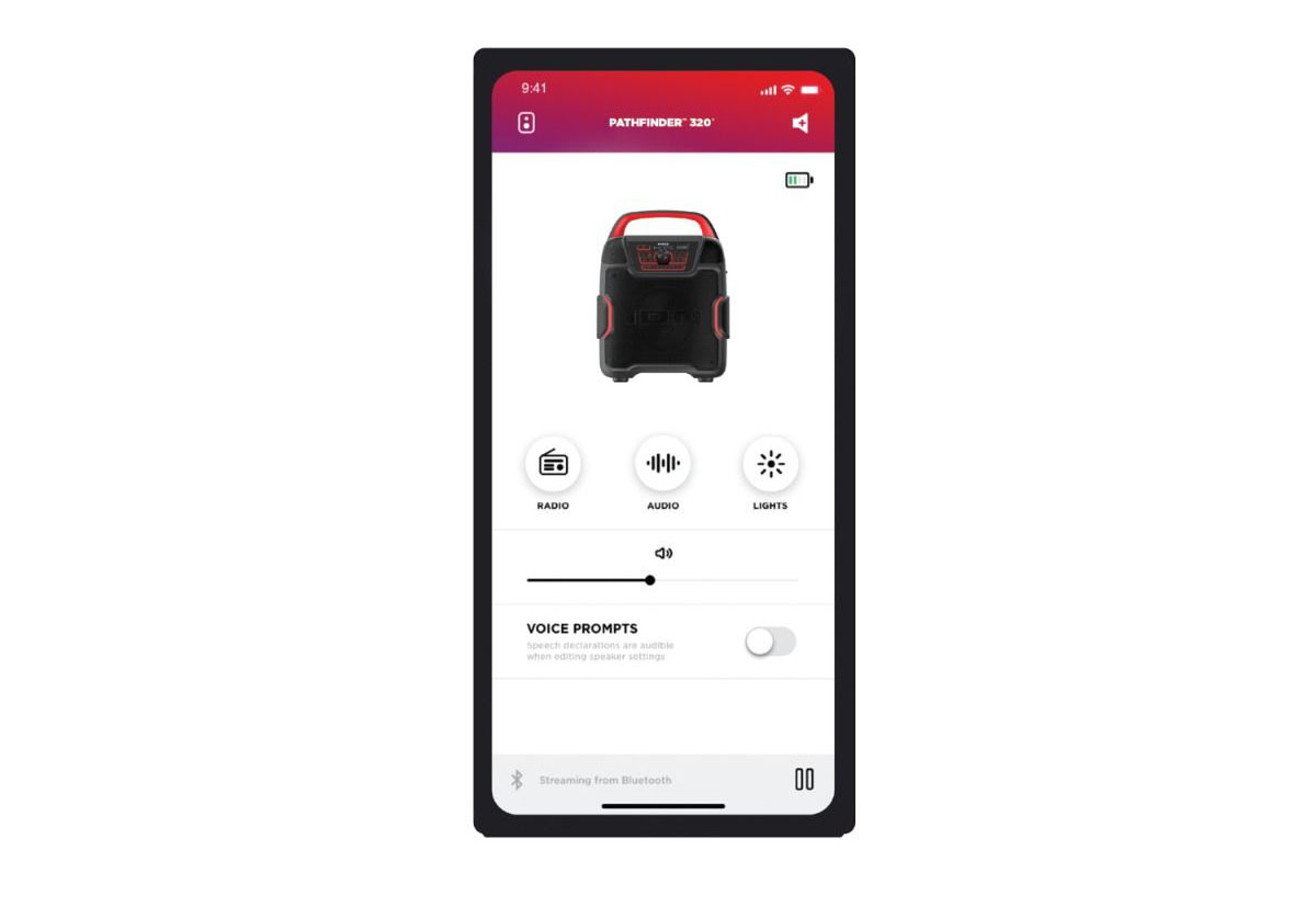 ION Audio Pathfinder 320 High-Power All-Weather Bluetooth-Enabled Speaker