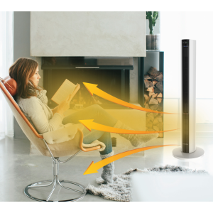 Lasko 1500W Electric All Season Tower Fan & Space Heater