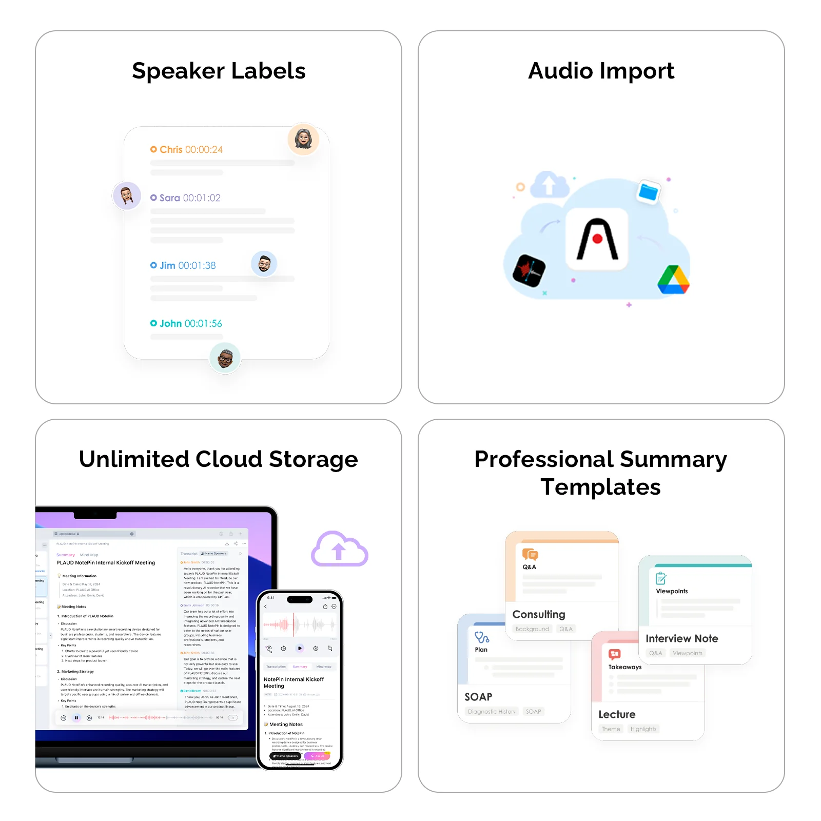 PLAUD NOTE AI Voice Recorder