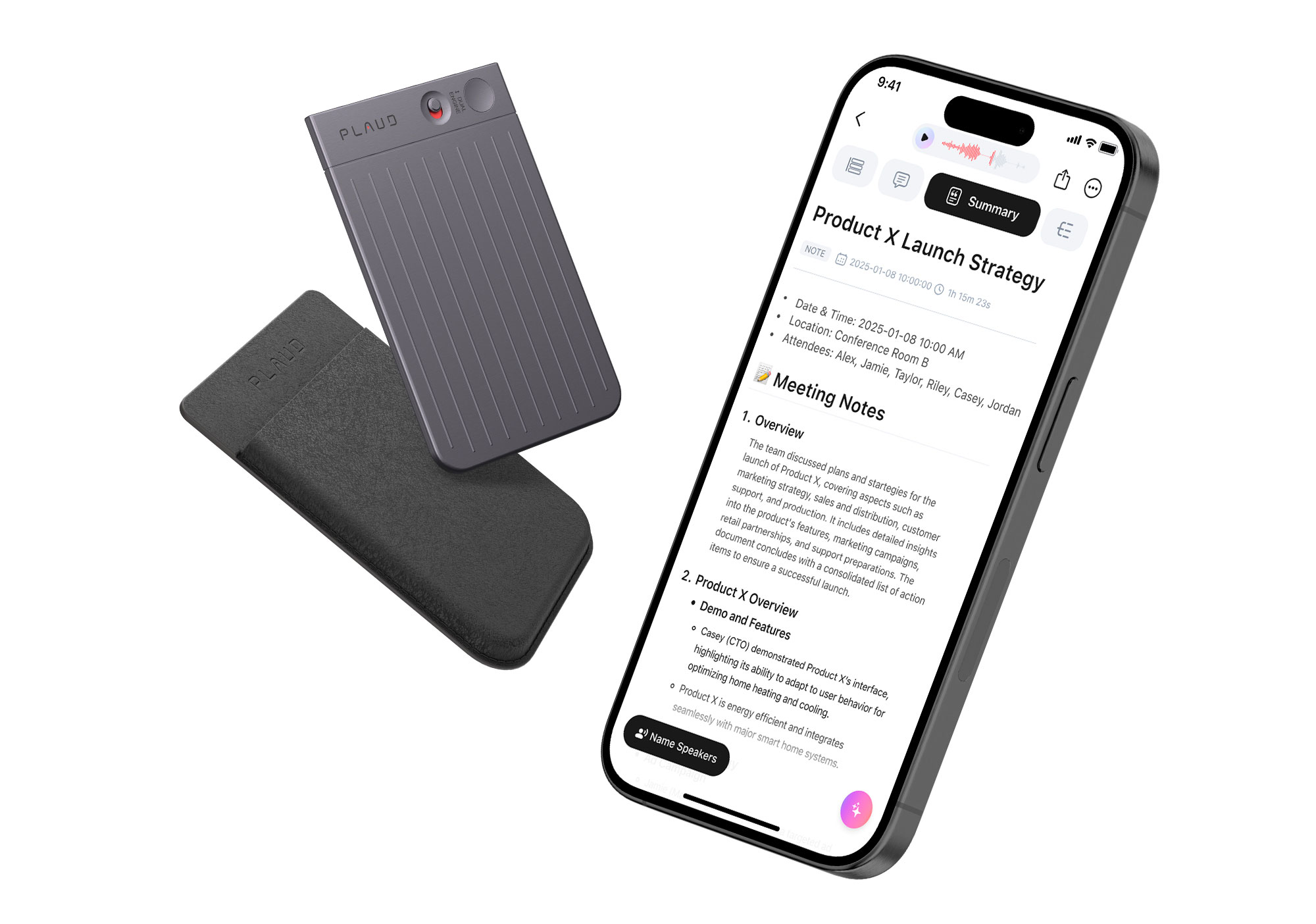 PLAUD NOTE AI Voice Recorder
