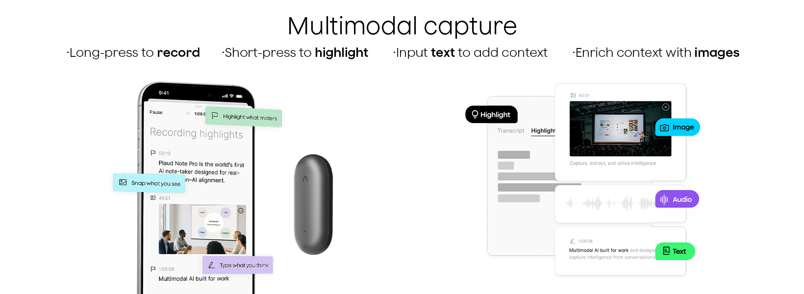 PLAUD NotePin AI Voice Recorder