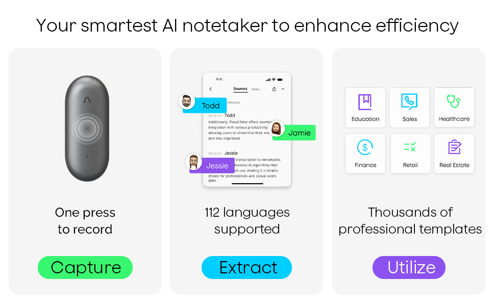 PLAUD NotePin AI Voice Recorder
