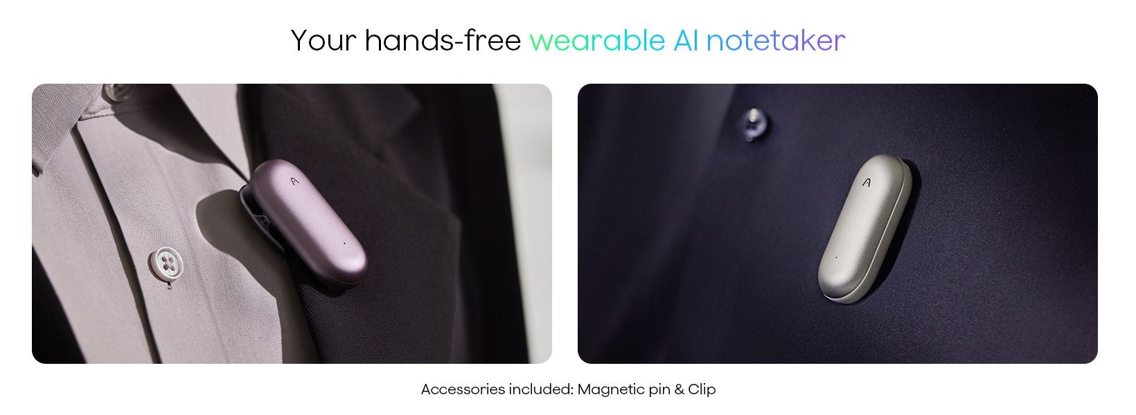 PLAUD NotePin AI Voice Recorder