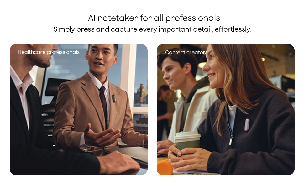 PLAUD NotePin AI Voice Recorder