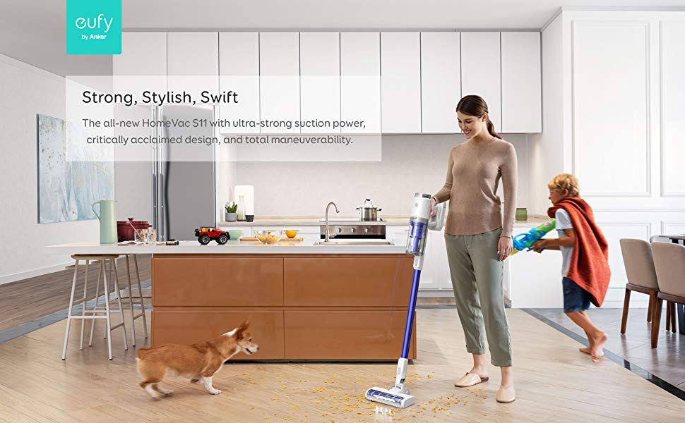 eufy by anker homevac s11 infinity cordless stick vacuum