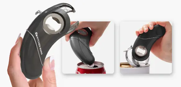 Kitchen Mama Gift Set Electric Can Opener & Bottle Opener