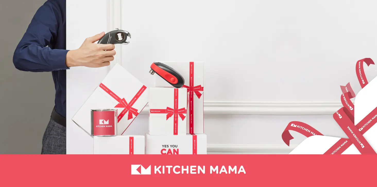 Kitchen Mama Gift Set Electric Can Opener & Bottle Opener