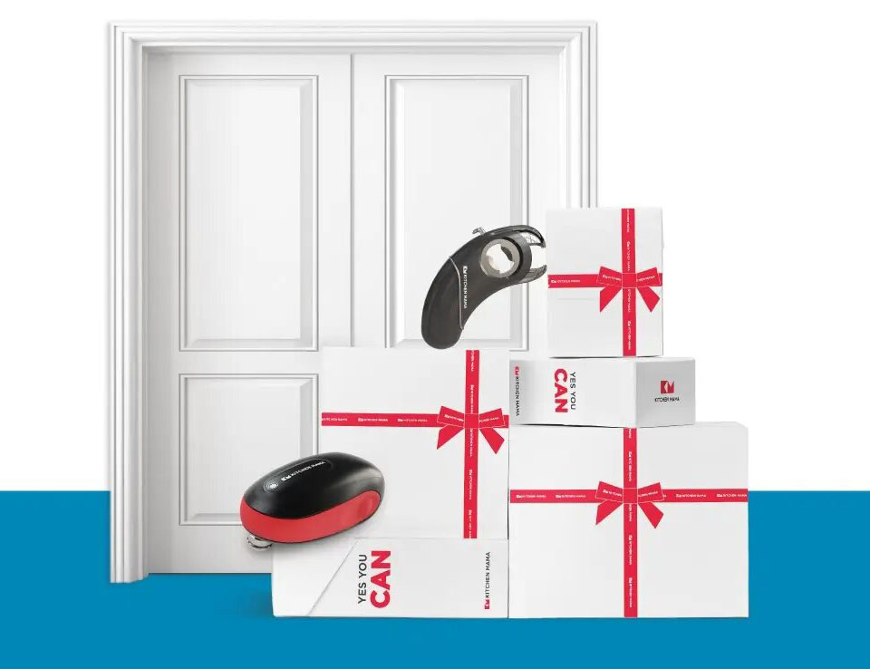 Kitchen Mama Gift Set Electric Can Opener & Bottle Opener