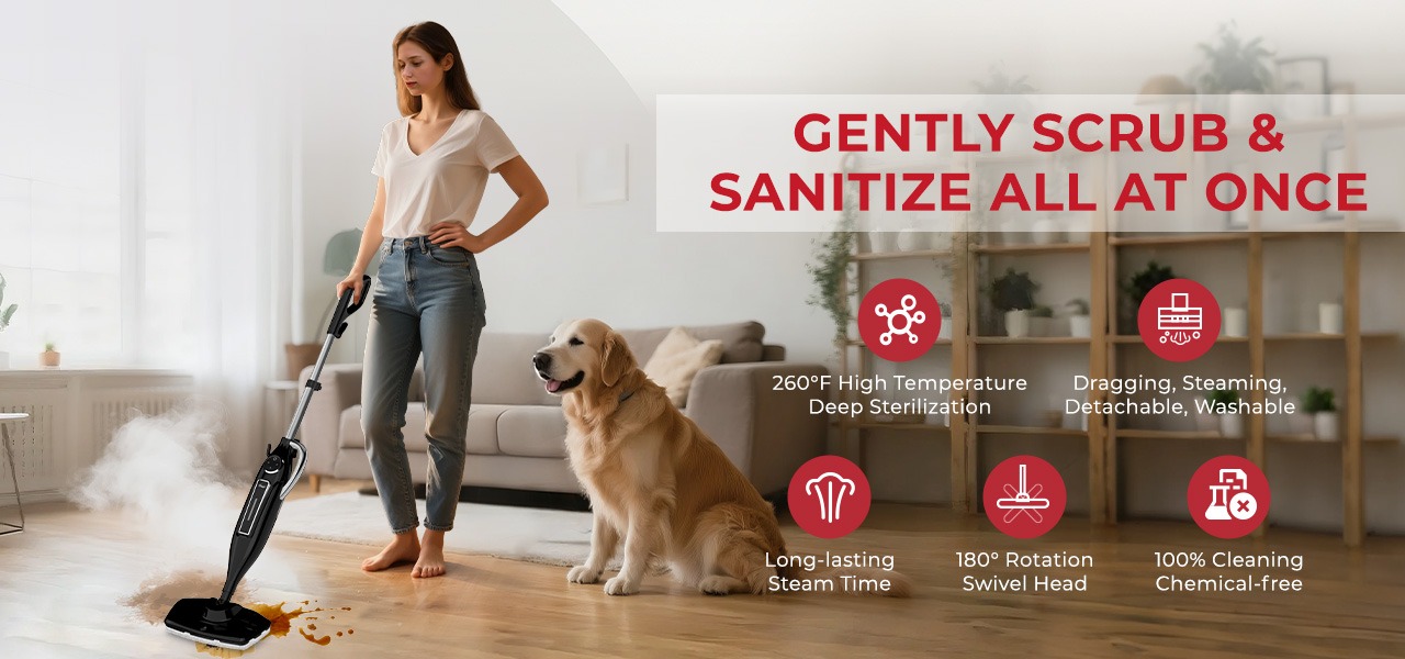 Rosewill 11-in-1 Steam Mop