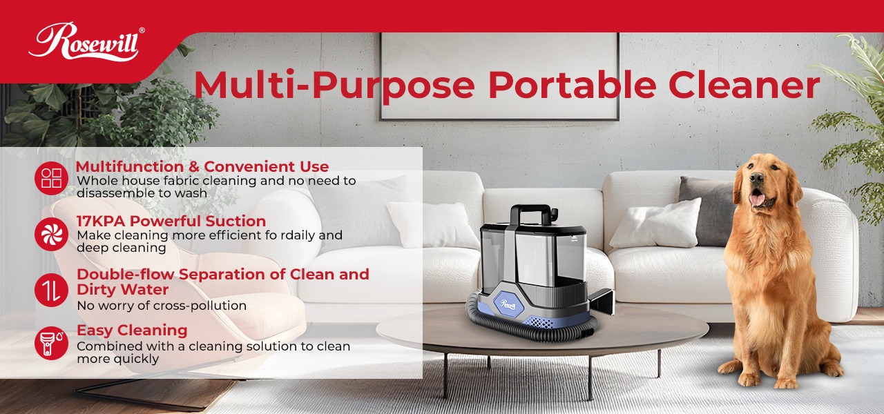 Rosewill Multi-Purpose Portable Carpet and Upholstery Cleaner