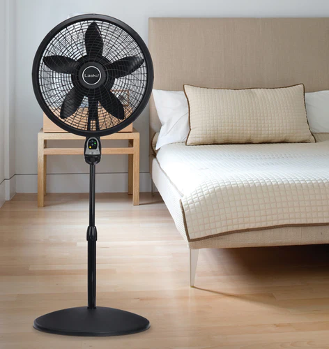 Lasko 3-Speed Oscillating Cyclone Pedestal Fan with Remote and Timer,