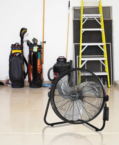 Lasko H20685 3-Speed Pivoting High Velocity Utility Floor or Wall Mount Fan with Remote