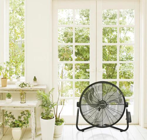 Lasko H20685 3-Speed Pivoting High Velocity Utility Floor or Wall Mount Fan with Remote
