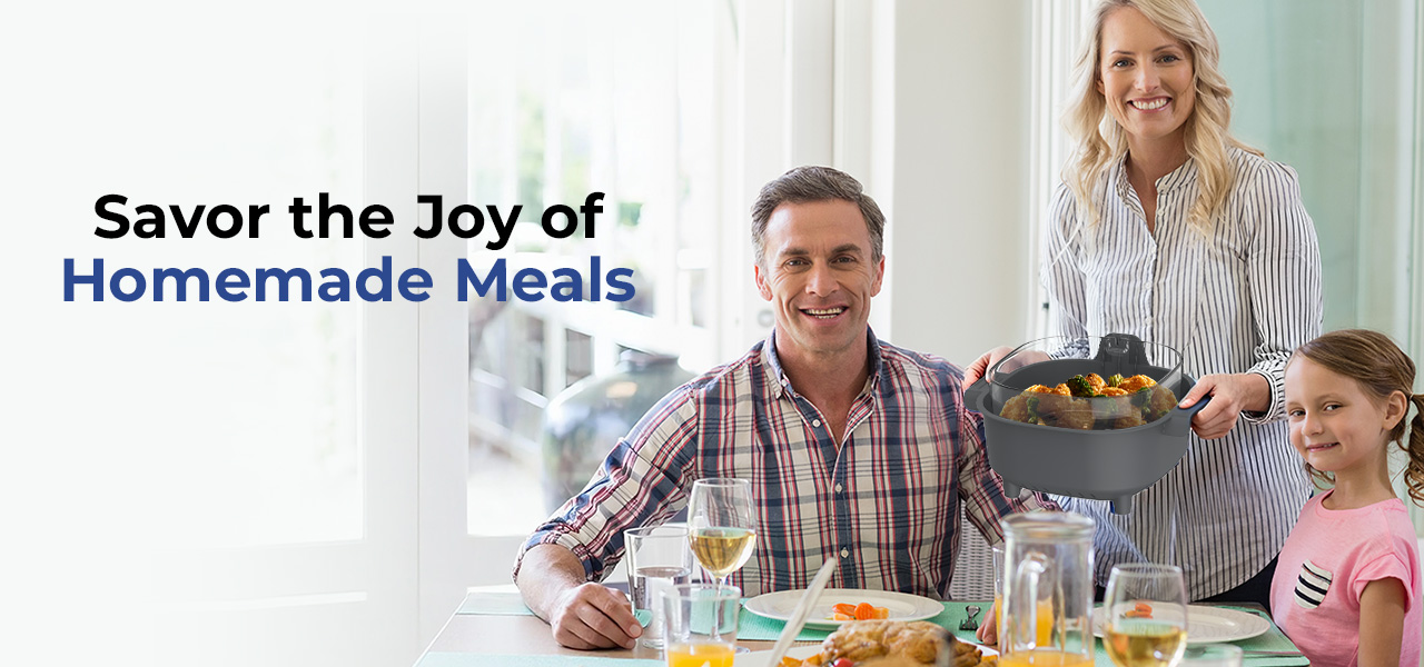 Rosewill 4-in-1 Portable Glass Air Fryer