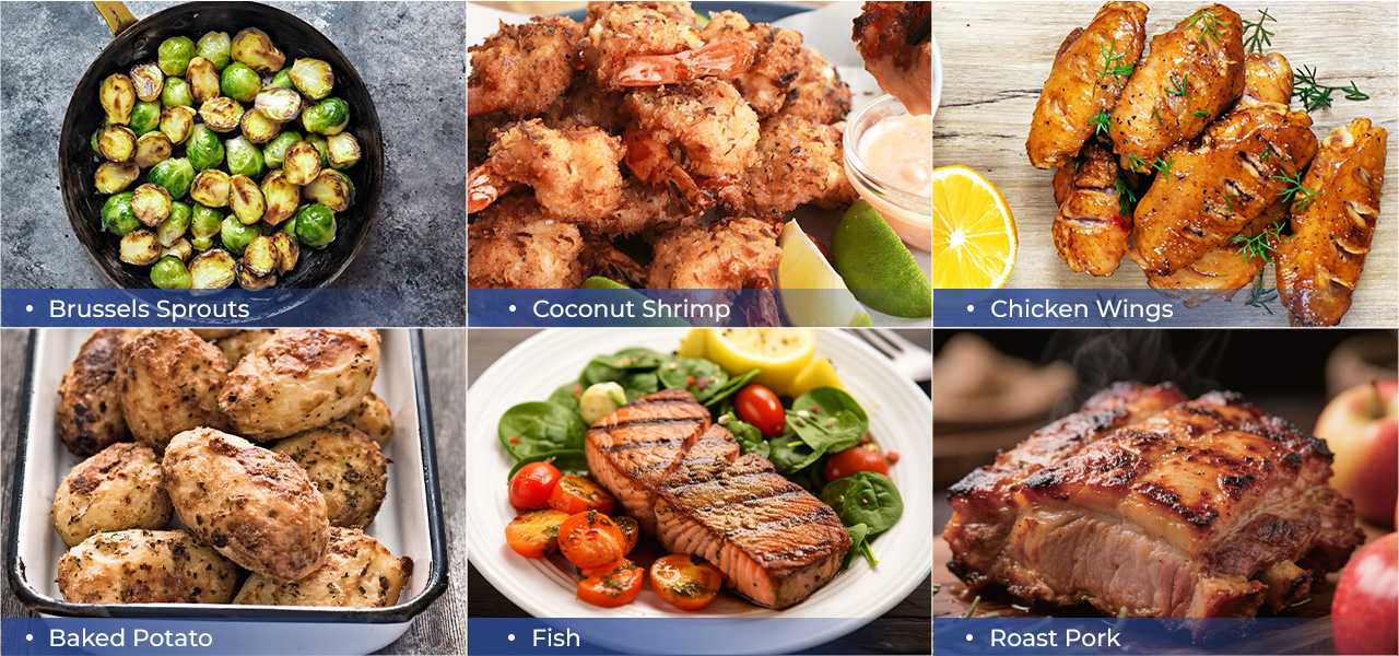 Rosewill 4-in-1 Portable Glass Air Fryer