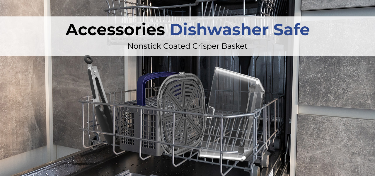 Rosewill 4-in-1 Portable Glass Air Fryer