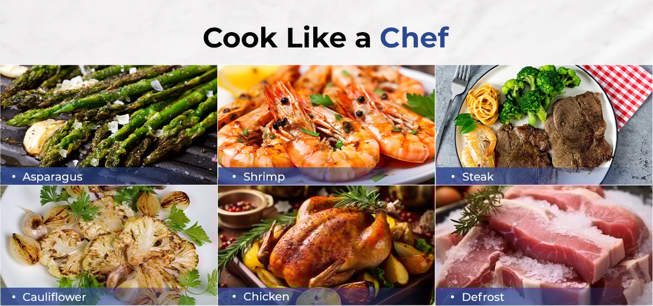 Rosewill 4-in-1 Portable Glass Air Fryer